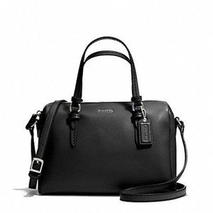 Coach | Black Leather Satchel Purse